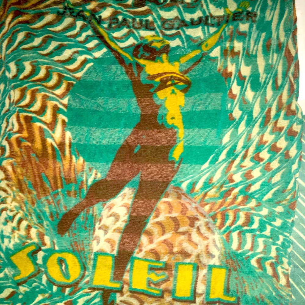 Vintage 2004 Jean Paul Gaultier Soleil tube dress/skirt in synchronized swimmer